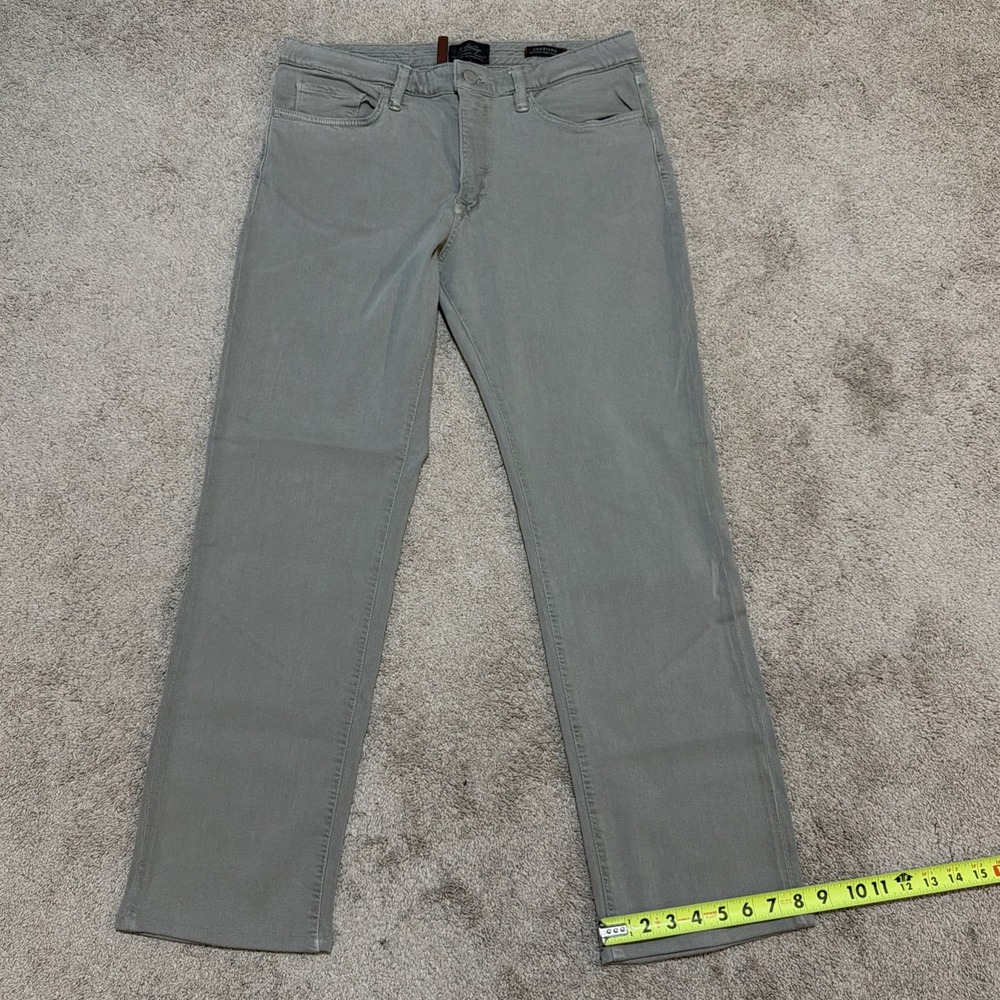 34 Heritage Men's Gray Charisma Comfort-Rise Classic Fit 35x32 Jeans - Picture 4 of 12